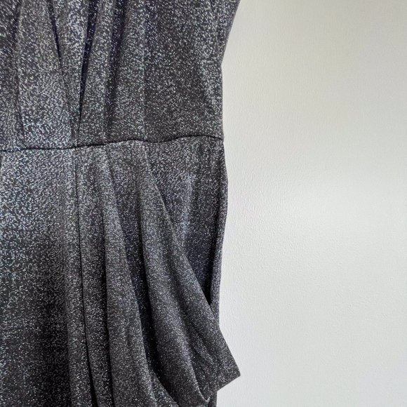 BCBGeneration | Midi Slip Dress | Black Metallic | Medium - Picture 3 of 8